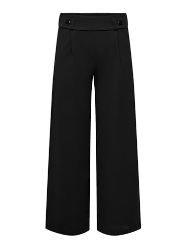 JdY Damen JDYGEGGO New Long Pant JRS NOOS Hose, Black/Detail:Black Buttons, 32 (XX Small)