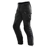 Dainese - Ladakh 3L D Dry Pants, Motorradtourenhose, 3 Lagen Wasserdicht, Herausnehmbare Thermoschicht, Motorradhose Für Herren, Schwarz/Schwarz, 50