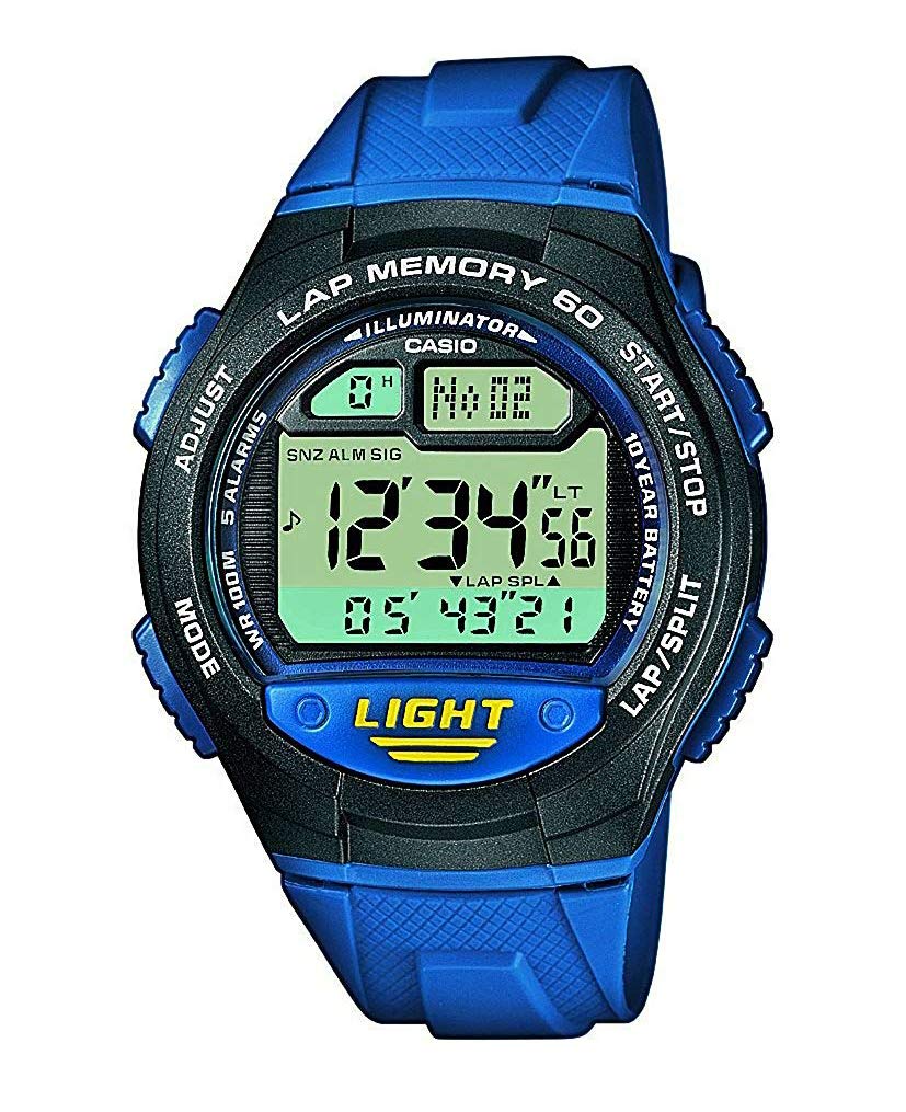 Casio Unisex ErwachseneArmbanduhr Digital Quarz Harz W-734-2AVEF