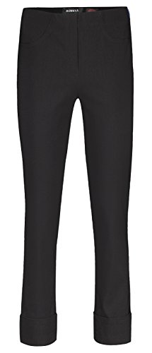 Robell Bella 09 Bengaline Damen Schlupfhose Komfortstretch Saison 2017 (46, schwarz 90)