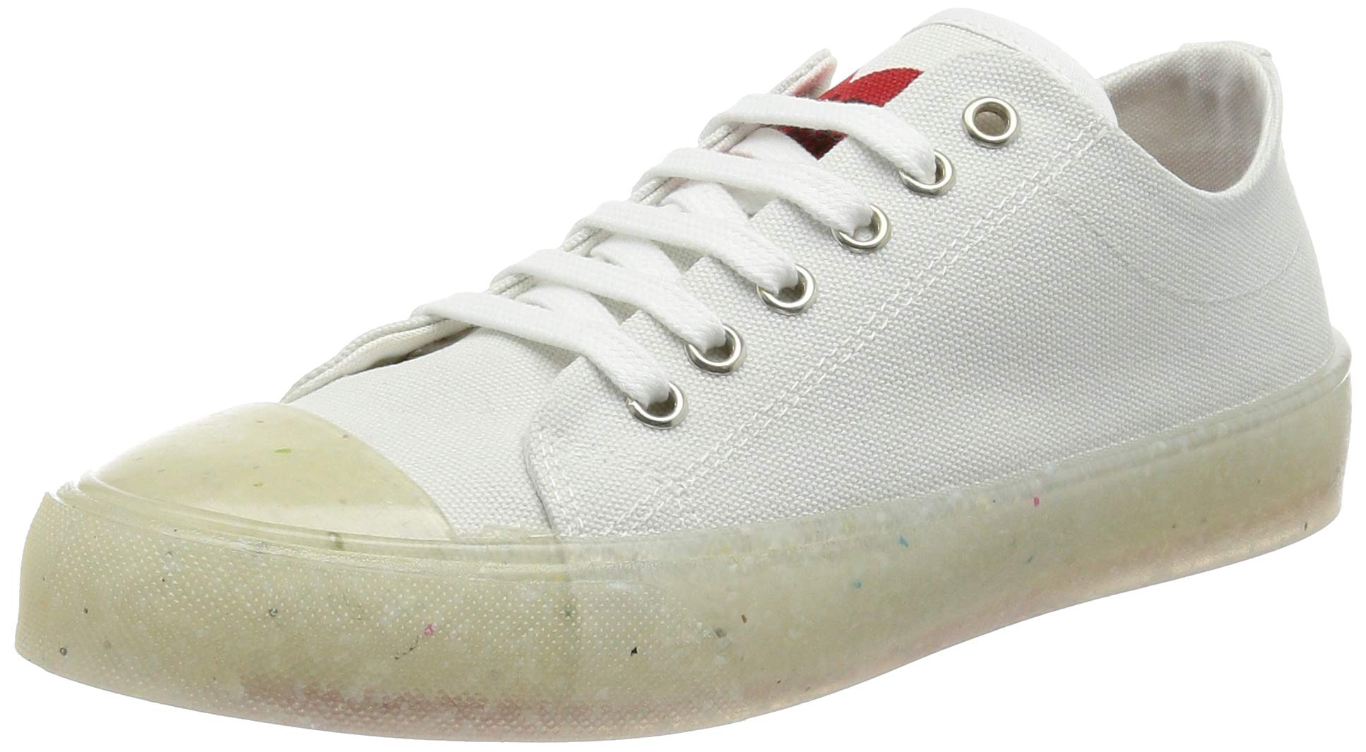 Love Moschino Damen, Sneakers, Kollektion Frühling Sommer 2021, Weiß - Bianco - Größe: 35 EU