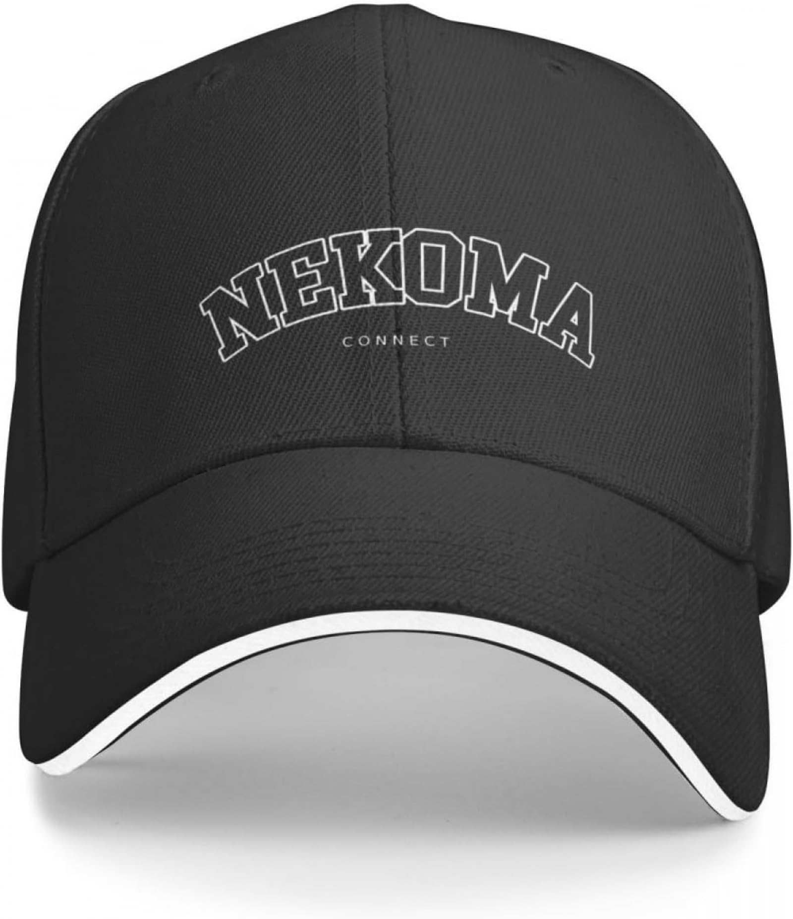 GPMZZMIX Baseballkappe Hiphop Sonnenhut Nekoma-Connect Herren und Damen Baseball Cap Gentleman's Hat Streetwear Geschenk