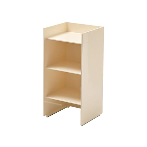 Regal Klares Acryl-Bücherregal, 2/3-stöckig, bodenstehend, Bücherregal, modernes Display, Acryl-Regale, DIY-Spleißen, offenes Bücherregal, Aufbewahrungsorganisator für Wohnzimmer Standregal Bookshelf