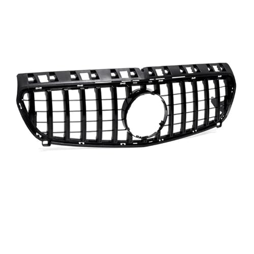 Frontgrills Für Benz A-KLASSE W176 2013-2018 A180 A200 A250 GTR Diamant Stil Auto Vorderen Stoßfänger Gitter Haube Mesh Front Bumper Grille(13-15 GT Black)