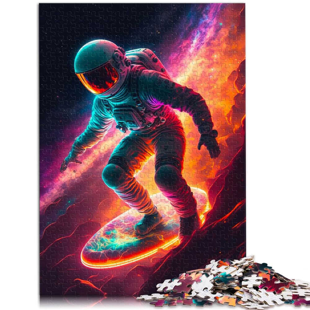 Puzzlespiel Galactic Rider Puzzle 1000 Teile Holzpuzzle Familienspiel Stressabbau Schwieriges Herausforderungspuzzle 1000 Teile (50 x 75 cm)