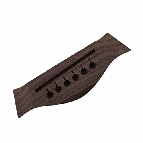 Reisegitarrenbrücke Bohrung Professionelle Ersatzteile 135 * 41 * 9mm Rosenholz Gitarrebrücke