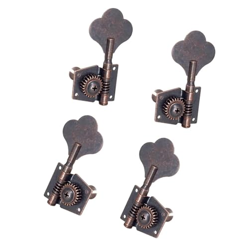 Strings Tuning Pegs Mechaniken Für Gitarre 4 offene Stimmwirbel für E-Bass für Ukulele, Bass, E-Gitarre, Folk-Gitarre (Color : 3/4)