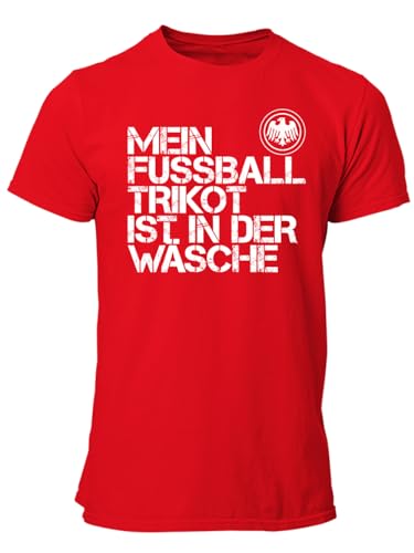 clothinx Herren T-Shirt EM Fussball Trikot ist in der Wäsche Männer Sport Spruch