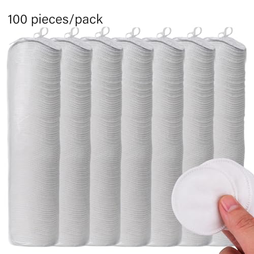 100 Blätter Runde Baumwolle Pad Für Gesicht Make Up Entfernung Reinigung Gesicht Make Up Pad Für Schönheit Routine Pad Für Frauen