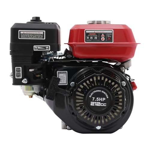 7.5HP Benzinmotor 4000W 4-Takt Industriemotor 3600rpm Benzinmotor Standmotor Luftgekühlt Kartmotor Geeignet für Wasserpumpen Hochdruckreiniger Luftkompressoren Go-Kart-Rasenmäher usw