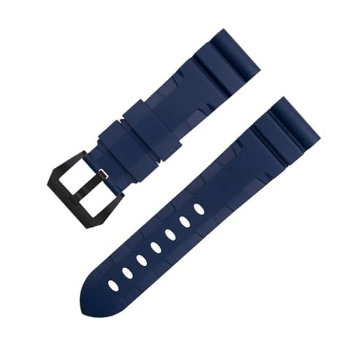 IOTUP Uhrenarmband aus weichem FKM-Gummi, 22 mm, 24 mm, Zifferblatt für Panerai-Armband für PAM1392/0682 Serie, Uhrenarmband, Zubehör, 24 mm, Achat