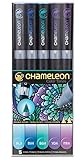 Chameleon Art Products - 5 permanente alkohol-filzstifte; Kühle Töne