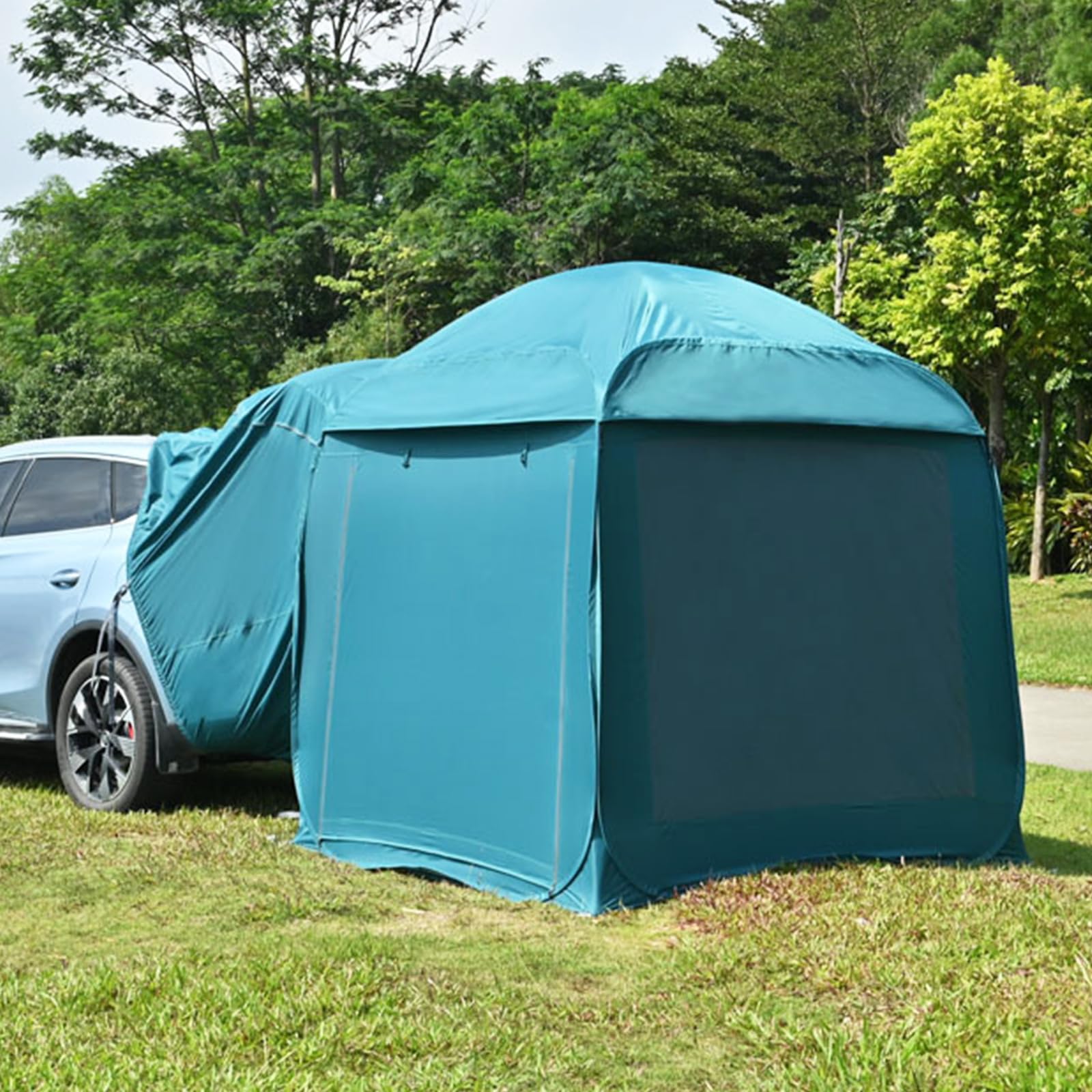 Automatisches Pop-up-SUV-Heckklappenzelt, 3–4 Personen, Universelle Auto-Markise, Heckzelte, Familien-Campingzelte Im Kofferraum, Mit Aufbewahrungstasche, Sonnenschutz Für Wohnwagen, Schrägheck