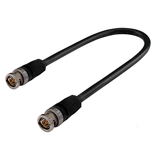 Sommer Cable 1,5m 12G 6G SDI UHD BNC Video-Kabel HD-SDI (HDTV) SC-Vector 0.8/3.7 1x 0,80 mm² Videokabel BNC-Stecker NEUTRIK rearTWIST - VTGX-0150-SW-SW