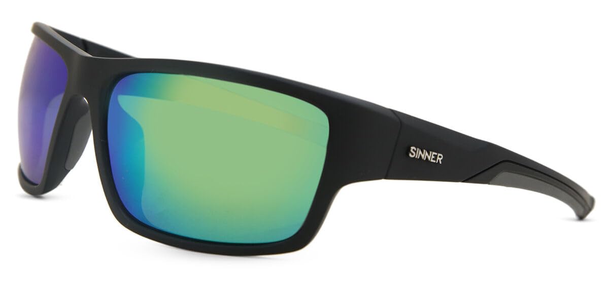 SINNER Lemmon Sonnenbrille Polarisiert - Herren und Damen – 100% UV400 Schutz – SINTEC Linsen – Langlebiges Material - Fahrradbrille, Radbrille und Sportbrille für Outdoor