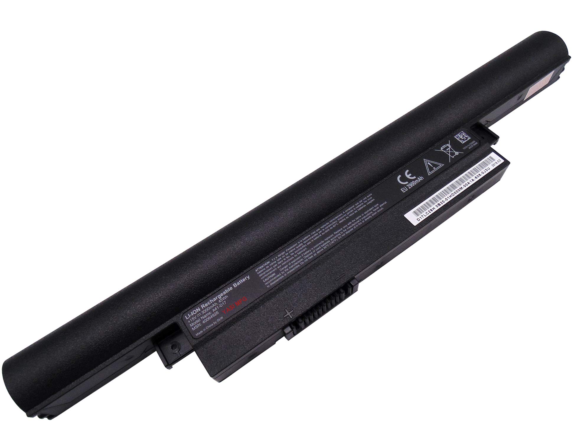 15V 3000mAh Laptop Akku A41-D17 A32-D17 MSN:40050714 D17LS9H 0B20-01D1000M für Medion Akoya E7416 MD99460 E7416T MD99490 E7417 MD99269 E7418 E7420 MD99710 P7635 P7637 MD99274 P7640 P7643 P7644 Akku