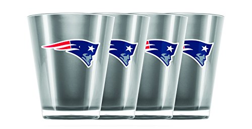 NFL New England Patriots Insulated Acrylic Shot Glass Set of 4