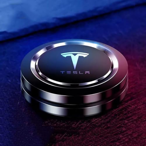 SAKEMA Lufterfrischer mit Tesla-Logo, Balsam-Ornamente Festliche Geschenke Oder Merchandise,Black-Ocean