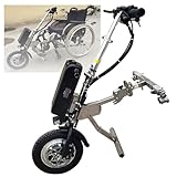 Elektrisches Handbike Für Rollstühle, 500 W Elektrisches Handbike Für Rollstühle, 3 Geschwindigkeiten/Mit Frontlicht, 48 V 15 Ah Lithiumbatterie, Reichweite 65 Km