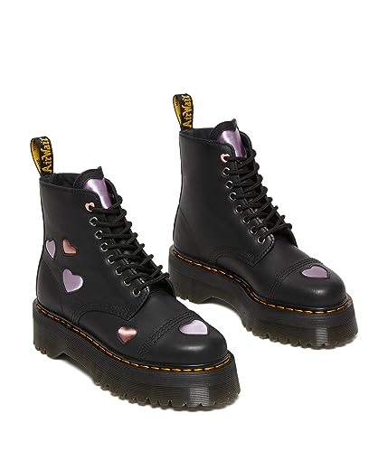 Dr. Martens Sinclair Herz, Schwarz, 37 EU