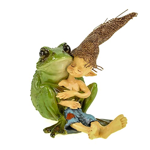 Joh.Vogler GmbH Froschtraum Pixie schläft im Arm von einem Frosch