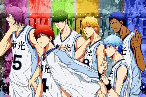 HfmQuisutron Holzpuzzle 1000 Teile Sport Basketball Anime Kuroko's Poster Für Puzzle Familie Stressabbau Spiel Vf20Za