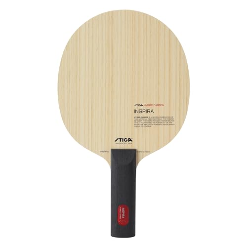 STIGA Tischtennisholz Inspira Hybrid Carbon für perfekten Spin und Starke Angriffe Classic Gerade