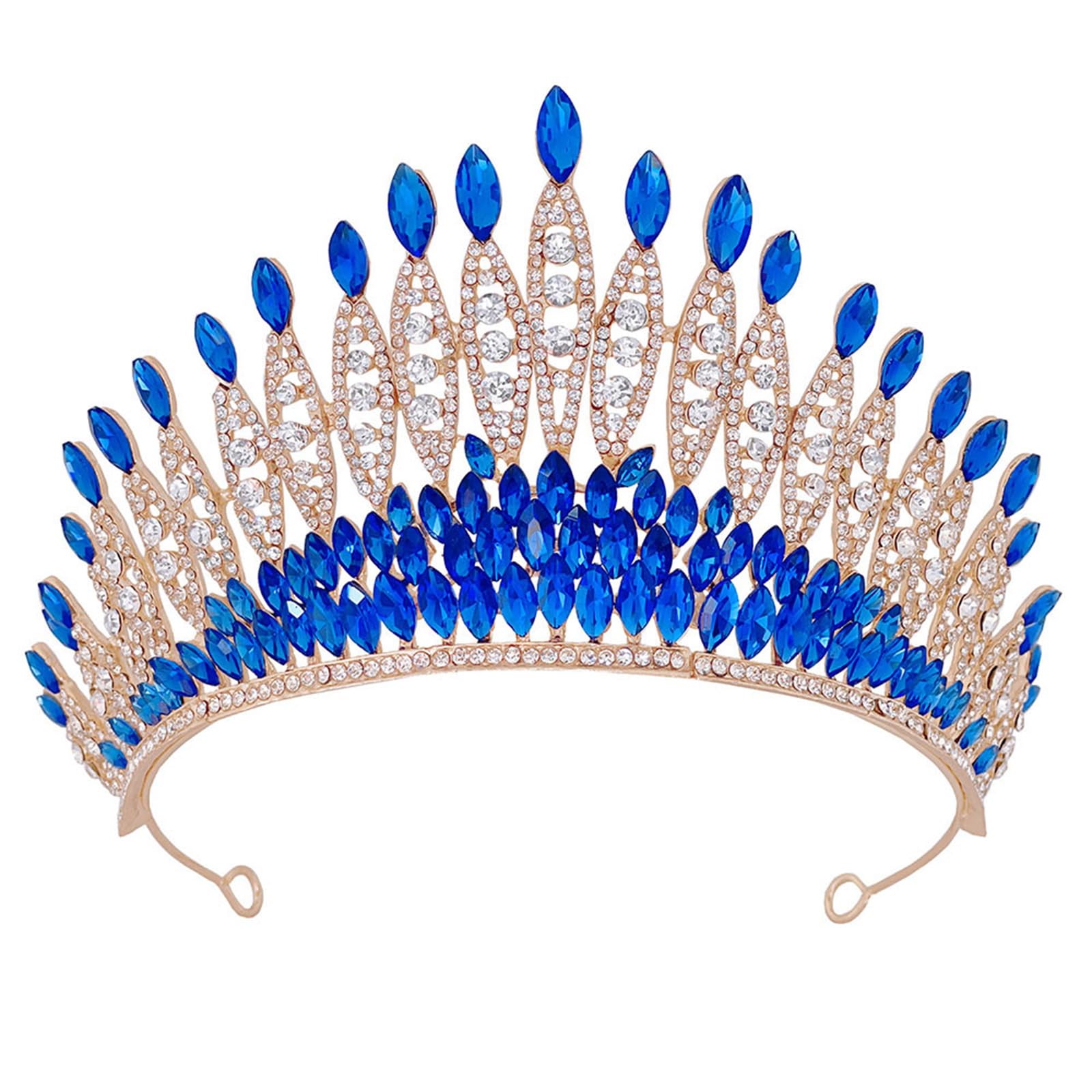 Avejjbaey Braut Kopfschmuck Mit Schimmernden Strasssteinen Bunten Kristallen Tiaras Für Hochzeiten Und Partys Eleganter Haarschmuck Für Frauen