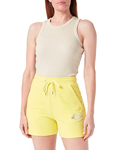 Love Moschino Women's Casual Shorts, Yellow, 38