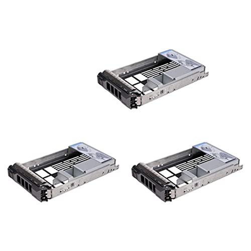 Kiudduy 3Stück 3,5 Festplatten Fach für PowerEdge Server - mit 2,5 Festplatten Adapter NVMe SSD SAS SATA Halterung