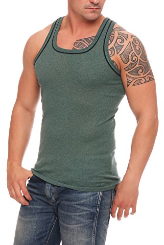 Cocain underwear 4, 5, 6 oder 12 Stück dunkelfarbige Herren-Unterhemden Vollachsel Achselhemden super weich Feinripp Gr. 5 (M) - 12 (6XL) (12 (6XL), 4 Unterhemden Pack 3)