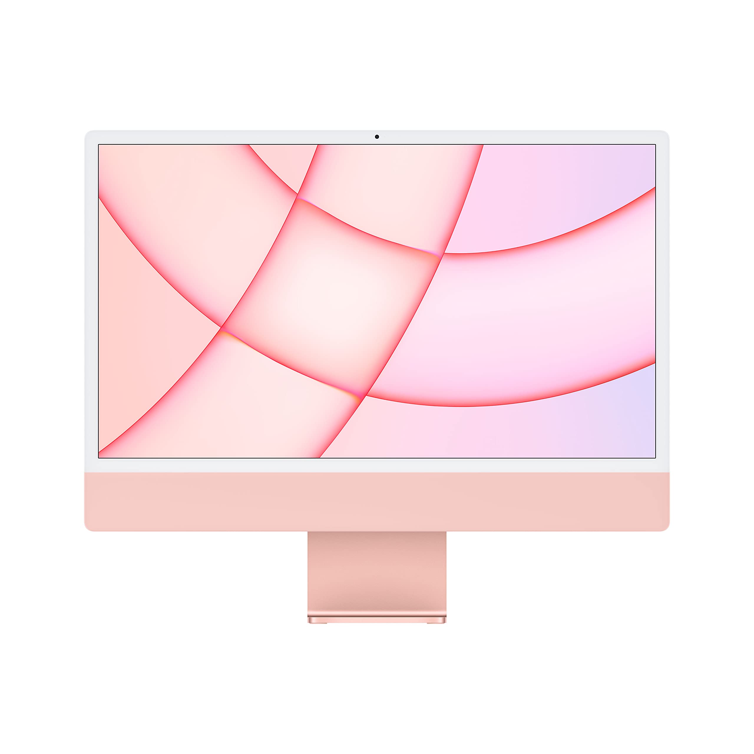 Apple Desktop PC System All-In-One iMac 24" (Mid 2021), M1, 8GB RAM, SSD 512GB, M1 8-core GPU, macOS Big Sur, INT KB, Pink