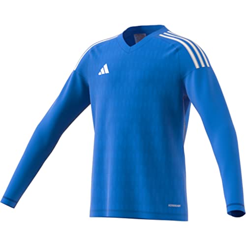 adidas Unisex Kids Jersey (Long Sleeve) Tiro 23 Competition Long Sleeve Goalkeeper Jersey, Blue Rush, HK7692, 116