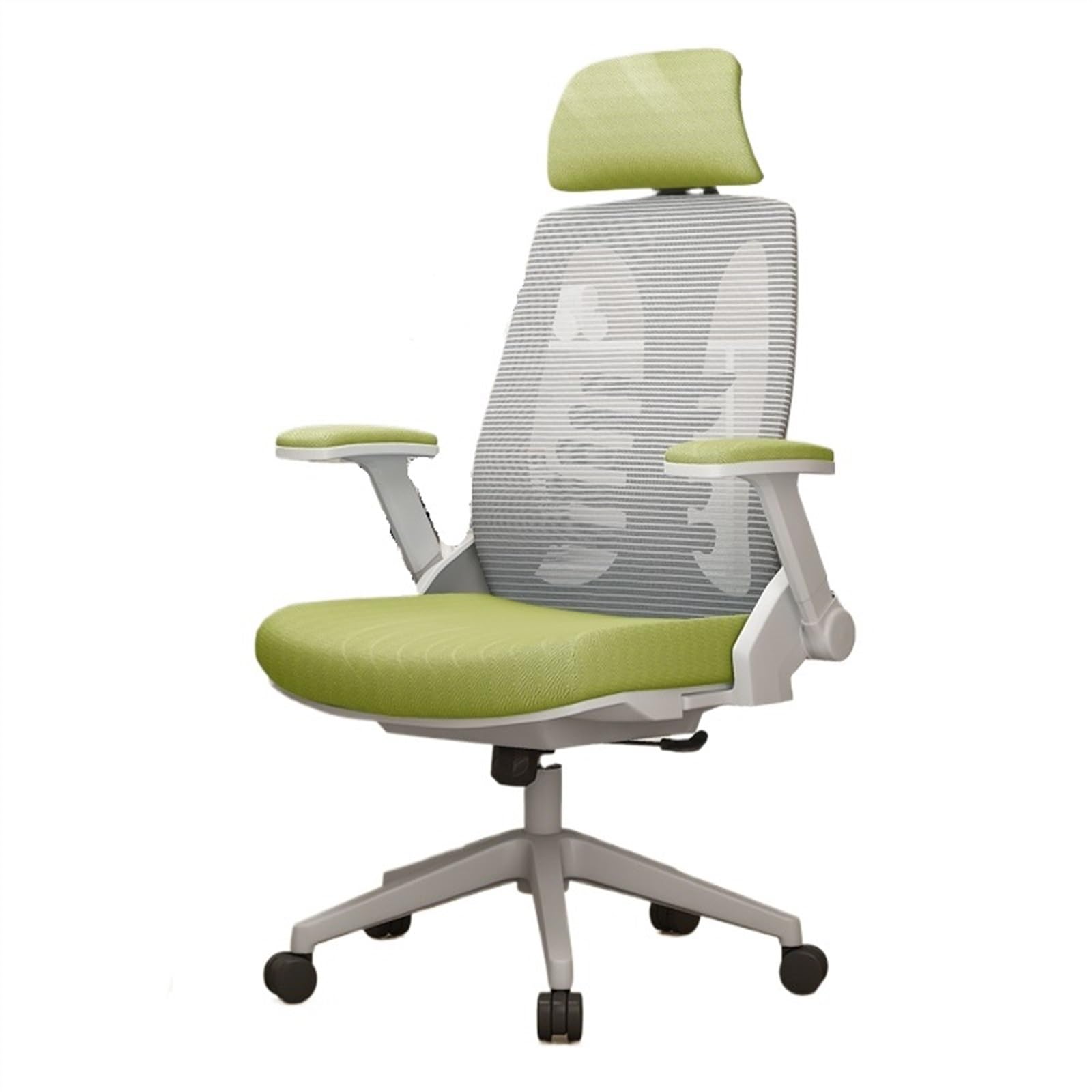 FUHAI-666 Bürostühle Ergonomischer Stuhl mit Lordosenstütze, Bürostuhl, bequemer, drehbarer Computerstuhl for das Arbeitszimmer zu Hause, Schreibtischstuhl Schreibtischstuhl(Green)