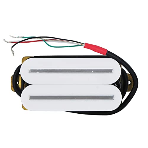 ZENGXUE Hot Rails Humbucker E-Gitarre-Pickup Keramik-Gitarre-Teile Weiß Humbucker Tonabnehmer Set