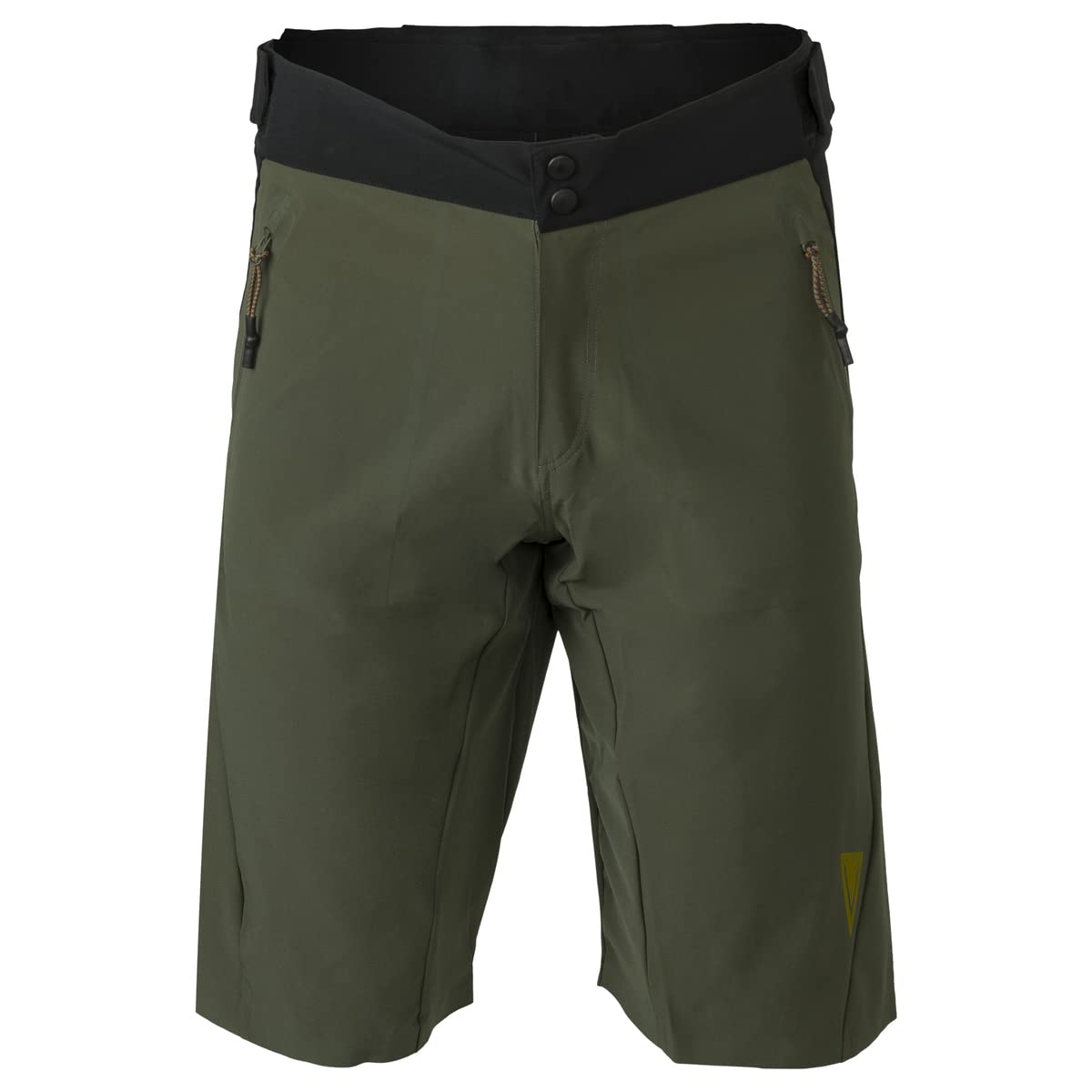 AGU Unisex-Adult Verde Militare Pantaloncini MTB Venture Uomo, L