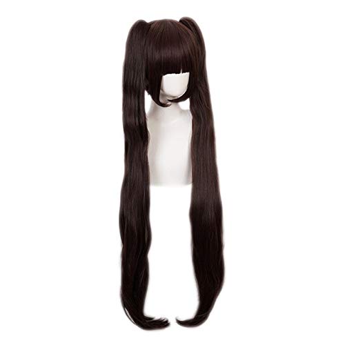 LINLINCD Cosplay wig Nekopara Chocolat Vanilla Frauen Lange Pferdeschwänze Perücke Cosplay Kostüm Hitzebeständige Kunsthaar Karneval Party Perücken 1