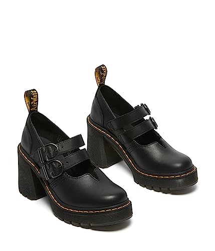 Dr. Martens Damen Eviee Plateau, Black Sendal, 11