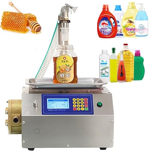 Qiang Automatica Liquid-Honigfüllmaschine Tahini-Kleber Flüssigkeitsabfüllmaschine,Quantitative Füllmaschine für Viskose Flüssigkeiten,Füllvolumen 20ml-10000ml,15 l/min