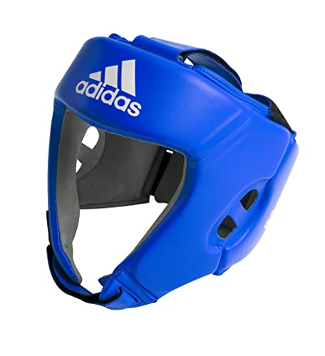 adidas Unisex – Erwachsene IBA Boxing Head Guard Kopfschutz, Blau, M