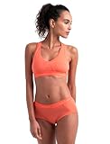 Icebreaker Damen Women's Sprite Racerback Bra Sport-BH, Undurchsichtige, Tang, Large