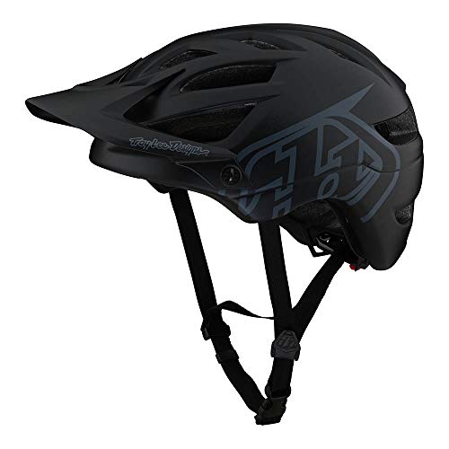 Troy Lee Designs A1 Drone Fahrradhelm (Black Matt,XS)