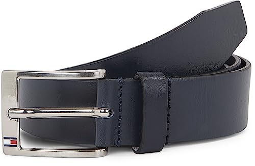 Tommy Hilfiger Herren New Aly Belt Gürtel, Braun (TESTA DI MORO-EUR), 90(UK)