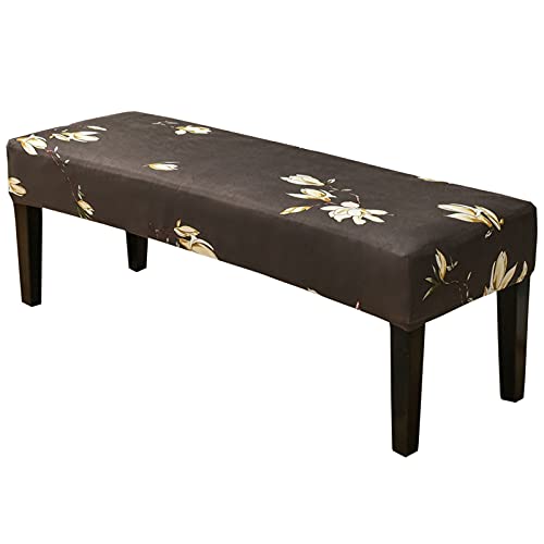 JHLD Universal-Bezug Für Esszimmer-Bank, Stretch Dining Bench Cover Für Esszimmer Gedruckt Bezug Für Esszimmerstuhl Spandex Elastische Stuhlhussen Für Wohnzimmer-AS-Groß