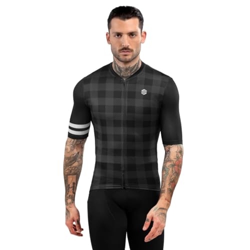 SIROKO - Radtrikot M3 Dark Hill - S - Schwarz/Grau