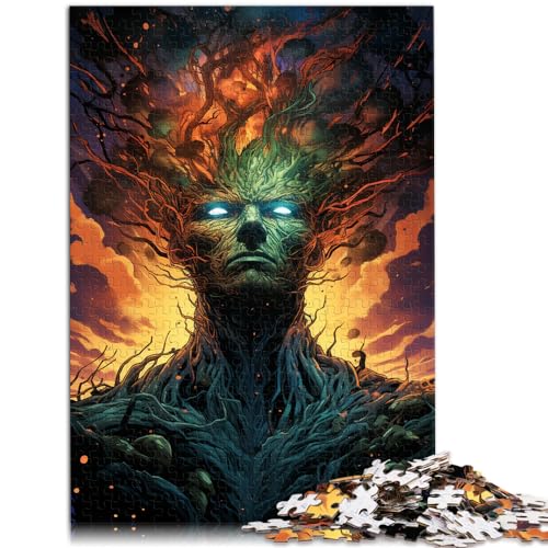 Puzzle für Nebula Kings. Farbenfrohes psychedelisches Puzzle mit 1000 Teilen. jedes Teil ist einzigartig – anspruchsvolles, unterhaltsames Familienspiel, 1000 Teile (50 x 75 cm)