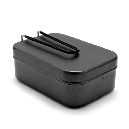 YiNLuax Tragbare Box Outdoor Isolierte Lunchbox mit Griffen Aluminium Lunchbox für Camping Reisen Angeln