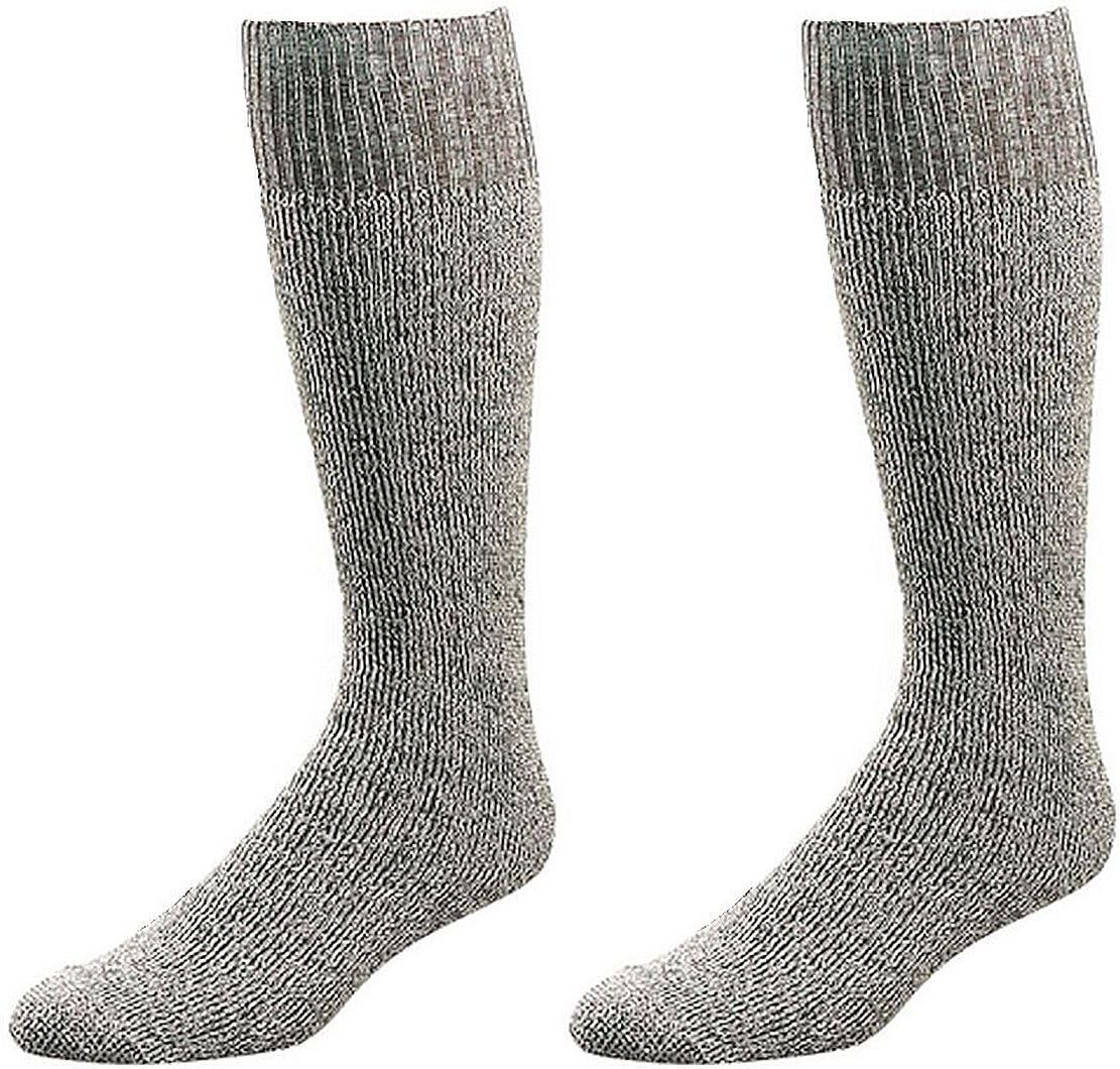 WOWERAT Original Bergbau Arbeitssocke „Püttsocken“ – ¾-lang, 5 Paar (Gr.one size, graumeliert)