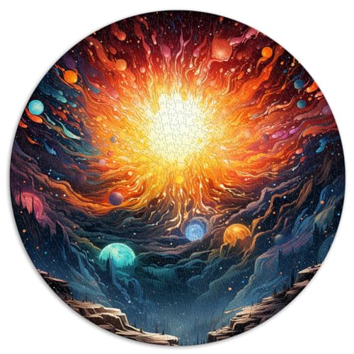 Puzzle für Sonnensystem, bunt, 1000 Teile, Puzzle für Erwachsene, Geschenke 26,5 x 26,5 Zoll, lustiges Geschenk, Geburtstagsgeschenk, Geschenke für oder, Wandkunst