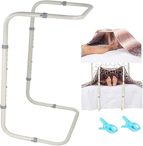 NEPPT Deckenheber für Füße, Lift-Bar, Lakenerhöhung, Fußzelt, Decke, Stützhalter, 66–86 cm, verstellbare Bettwiege, Hilfsgerät, Krankenhaus-Bettgitter, Zubehör, Bein, Knie, nach Operationen, Erholung